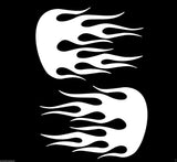 (2) Vinyl Vehicle Graphics Decals Stickers Flames # 2 Custom Auto Truck Colors